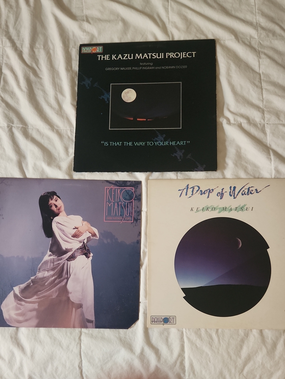 Passport Kazu Matsui & Keiko Matsui Vinyl Records - Black, White, Purple